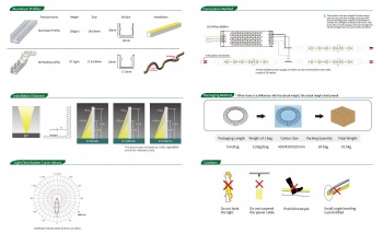 Flexible wall washer